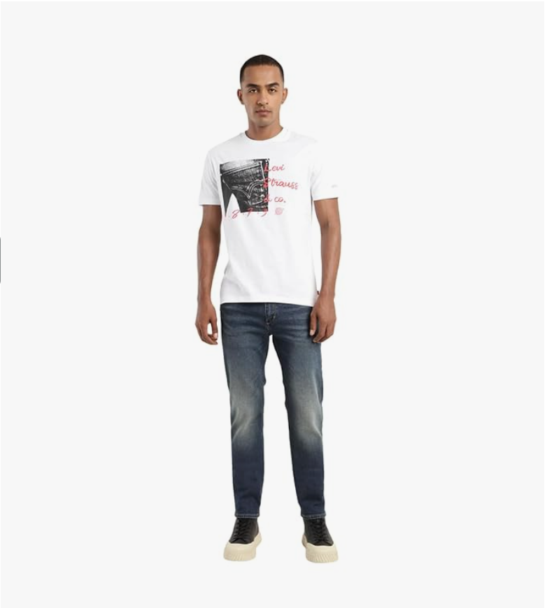 Levi's Men's Graphic Print Crew Neck T-shirt