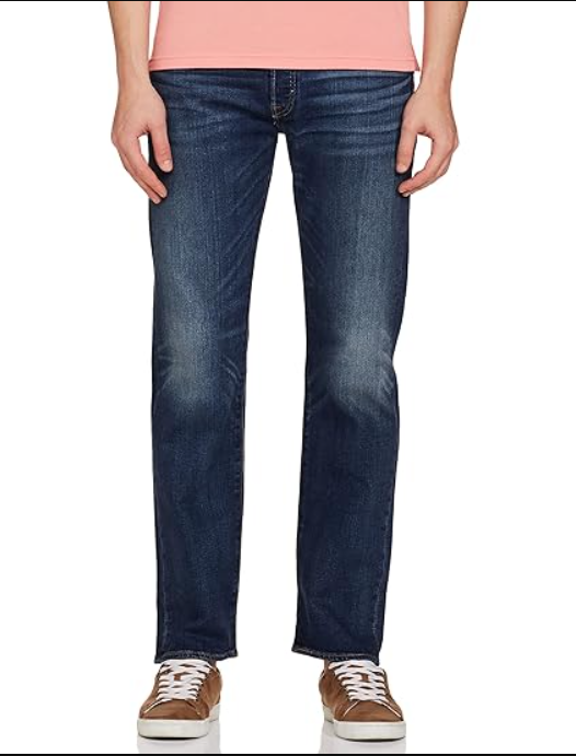 Levi's Men's 501 Regular Fit Mid Rise Stretchable Jeans