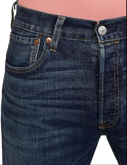 Levi's Men's 501 Regular Fit Mid Rise Stretchable Jeans
