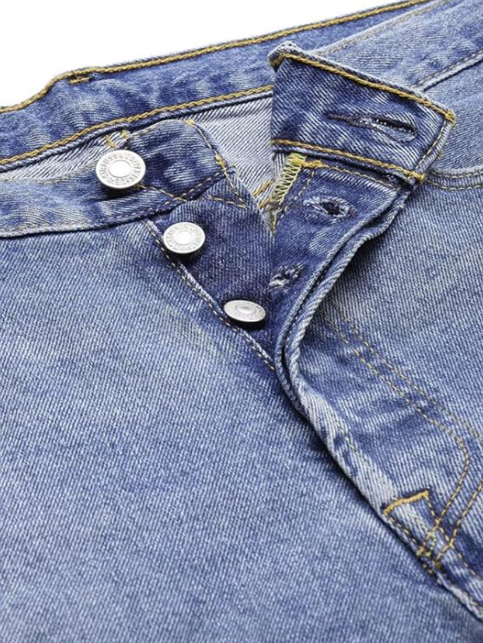 Levi's Men's 501 Regular Fit Mid Rise Jeans