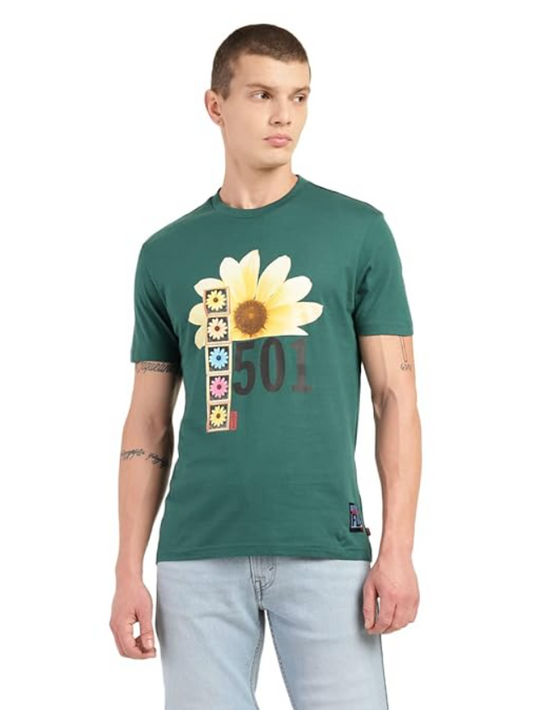 Levi's Men's Cotton Regular Fit Graphic T-Shirt