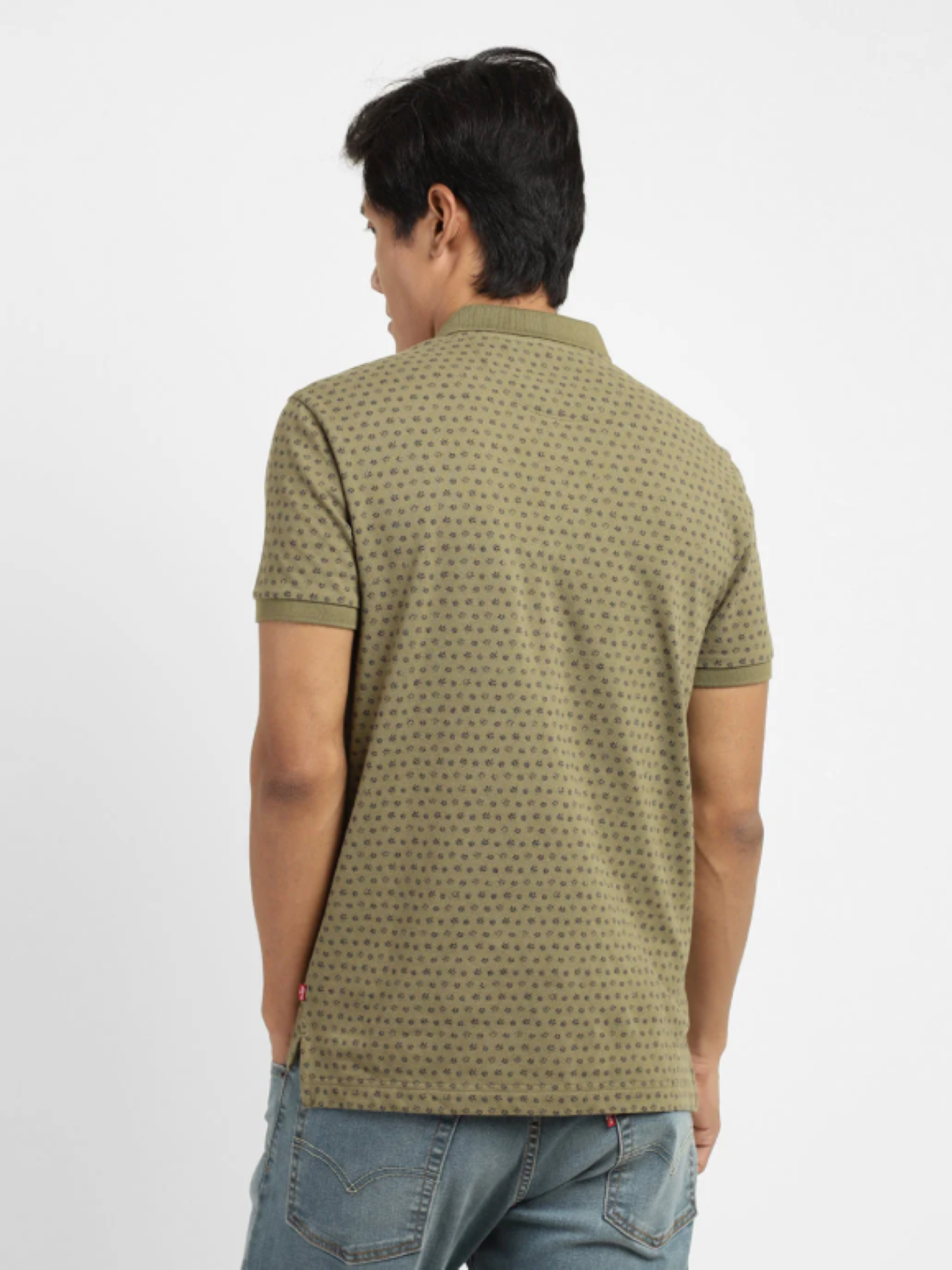 Levi's Men's Floral Polo T-shirt