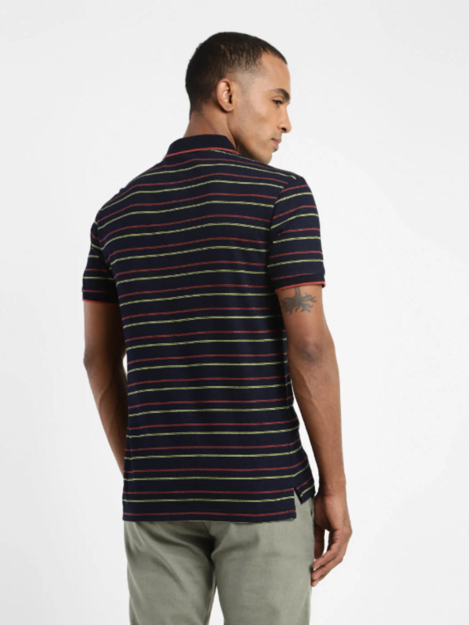 Levi's Men's Striped Polo T-shirt