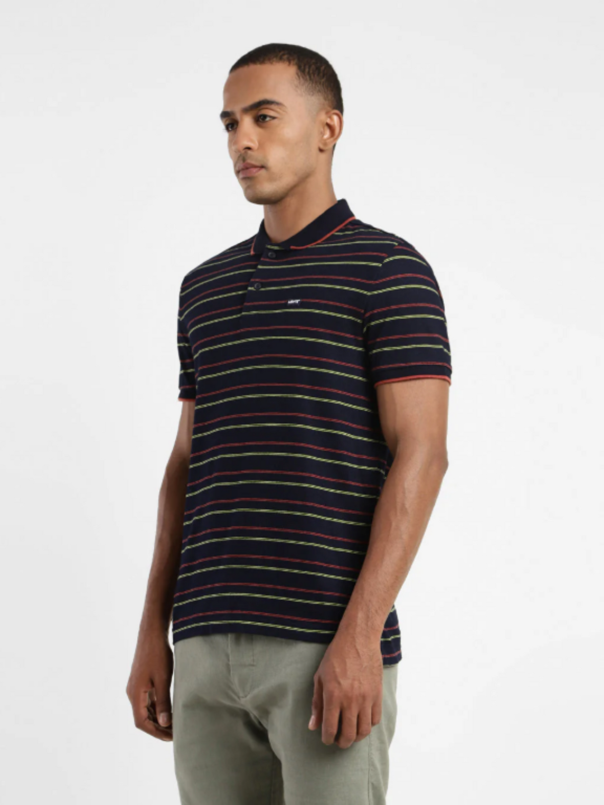 Levi's Men's Striped Polo T-shirt