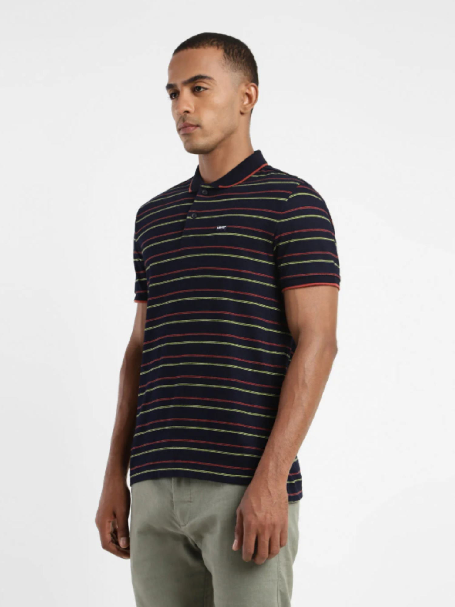 Levi's Men's Striped Polo T-shirt