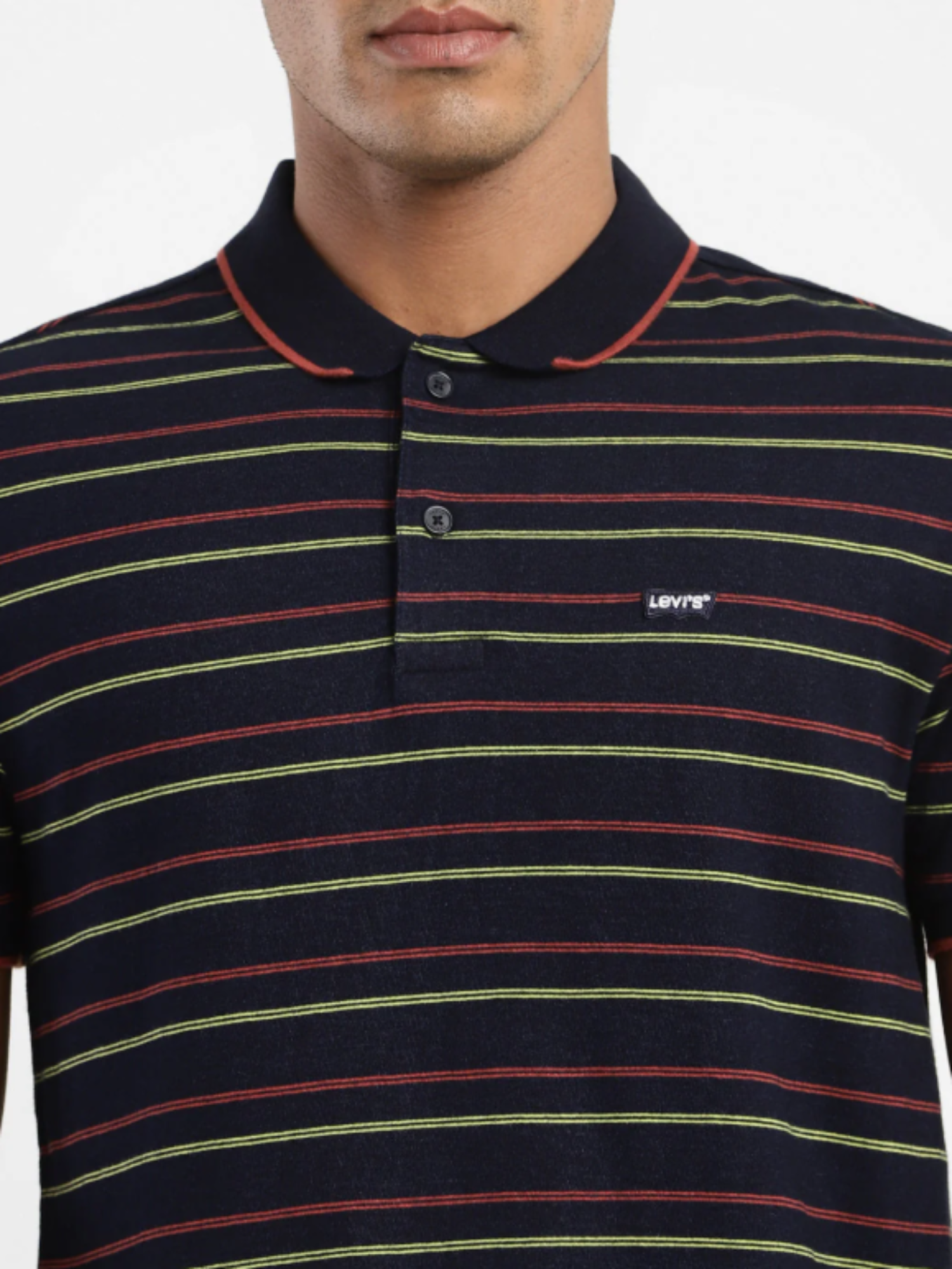 Levi's Men's Striped Polo T-shirt