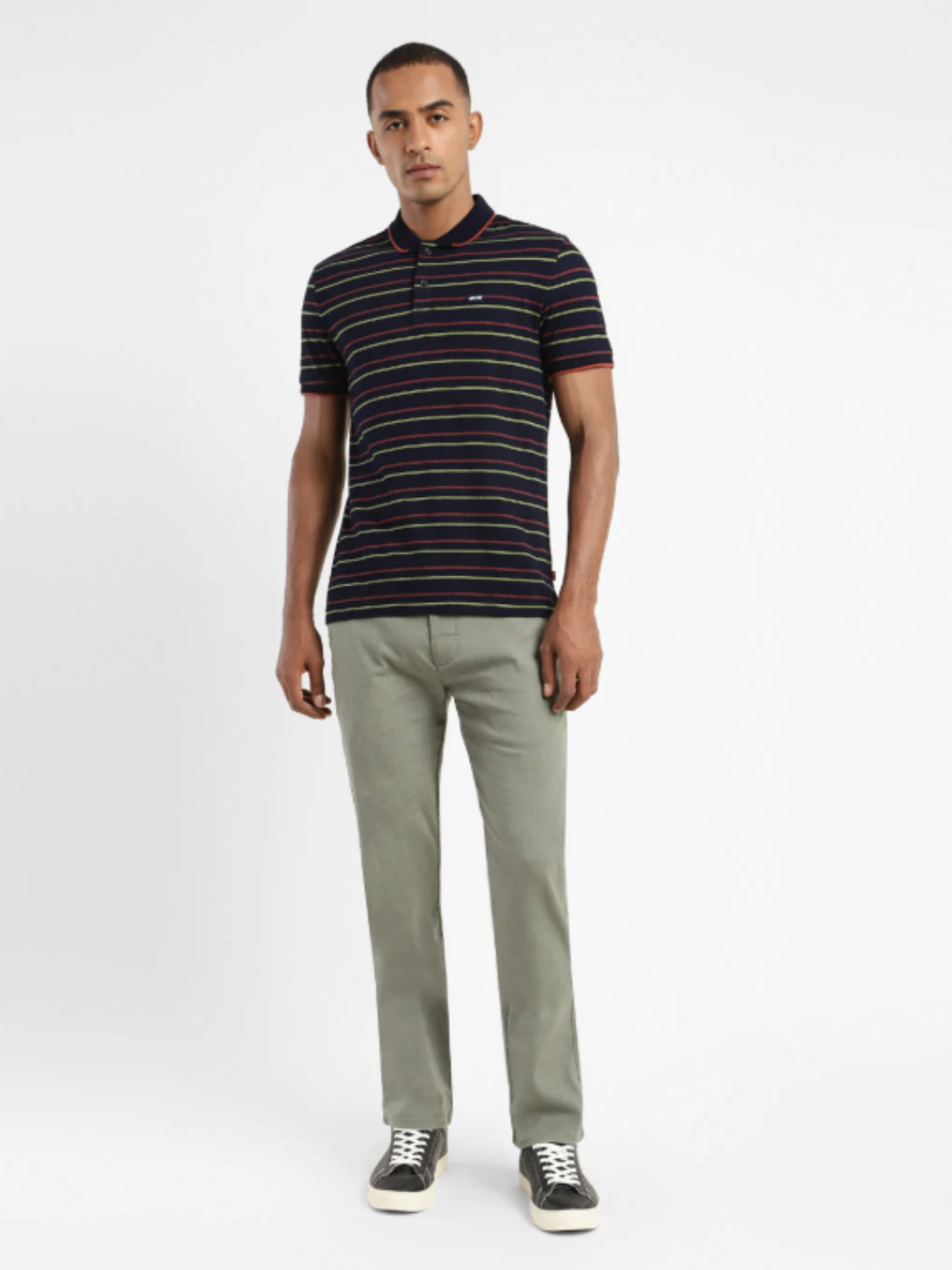 Levi's Men's Striped Polo T-shirt