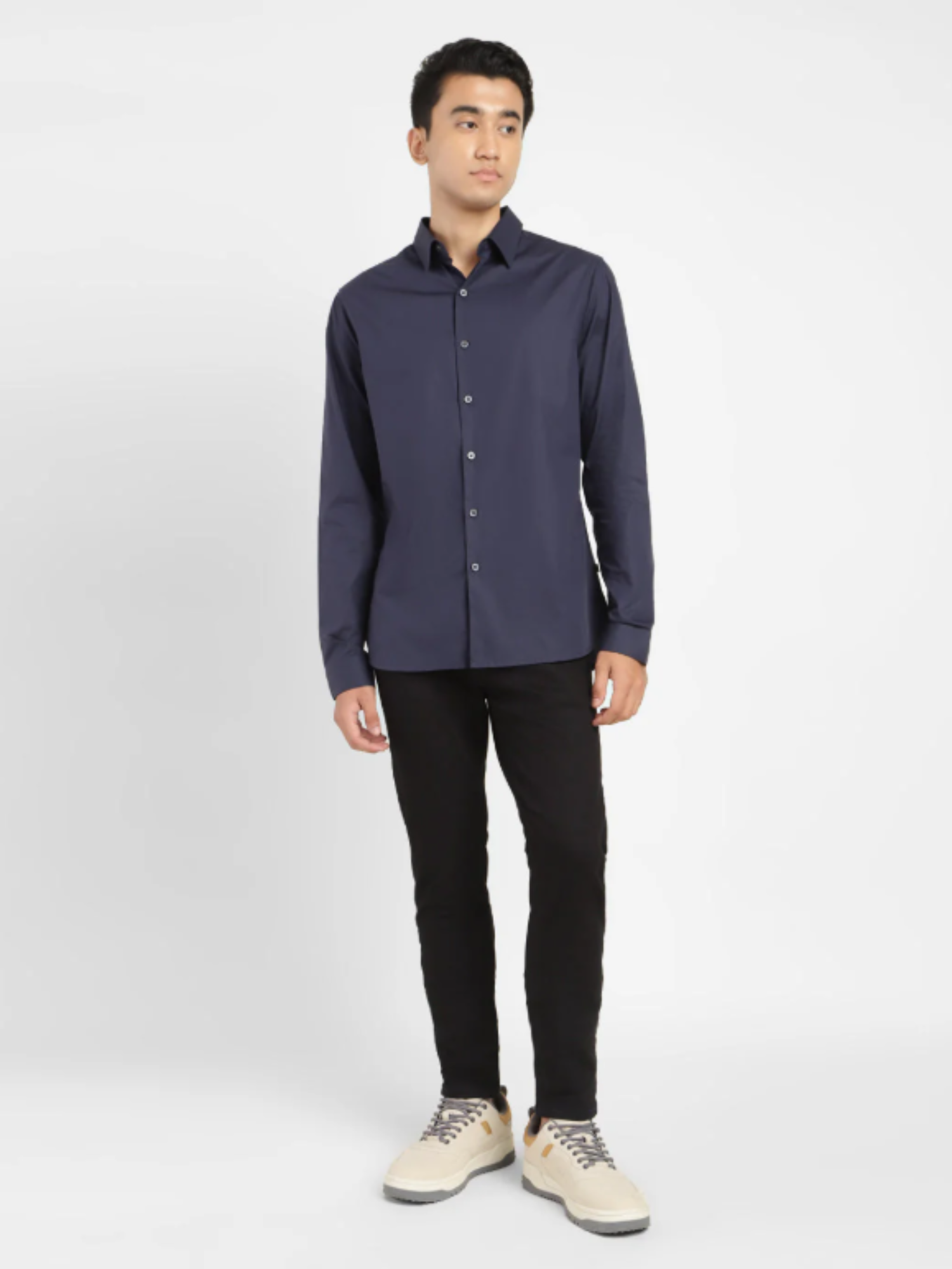 Men's Solid Regular Fit Shirt