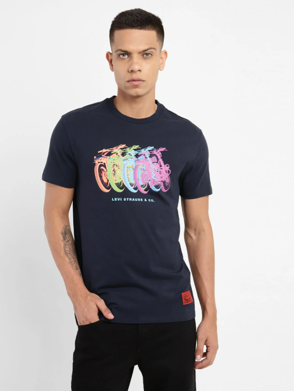 Levi's Men's Graphic Print Crew Neck T-shirt