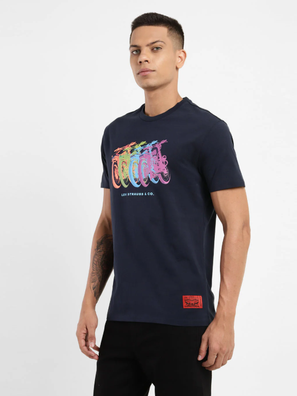 Levi's Men's Graphic Print Crew Neck T-shirt