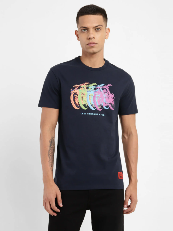Levi's Men's Graphic Print Crew Neck T-shirt