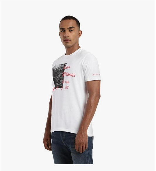 Levi's Men's Graphic Print Crew Neck T-shirt